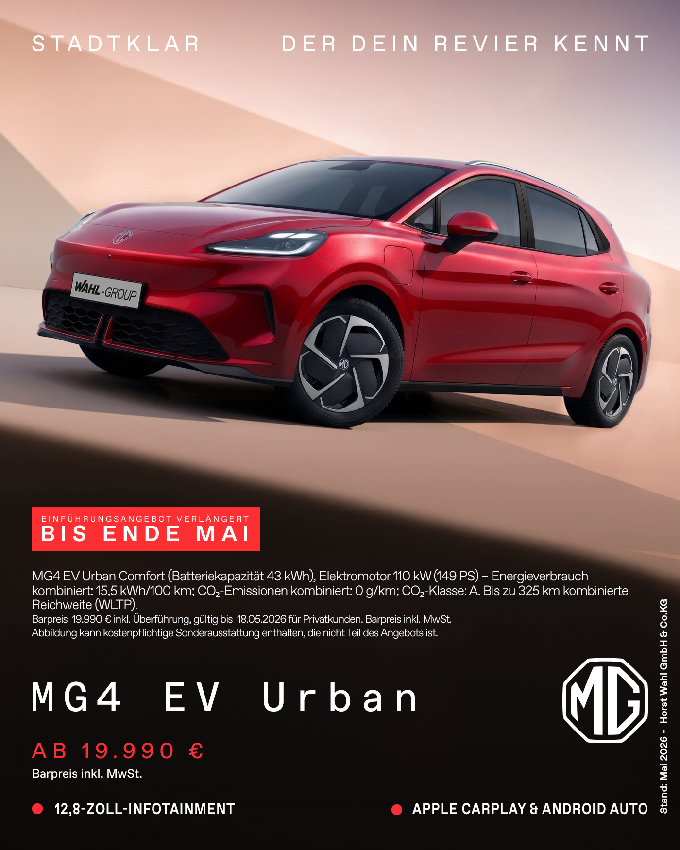 MG4 EV Urban